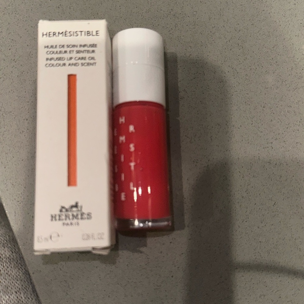 NWT authentic Hermes lip oil